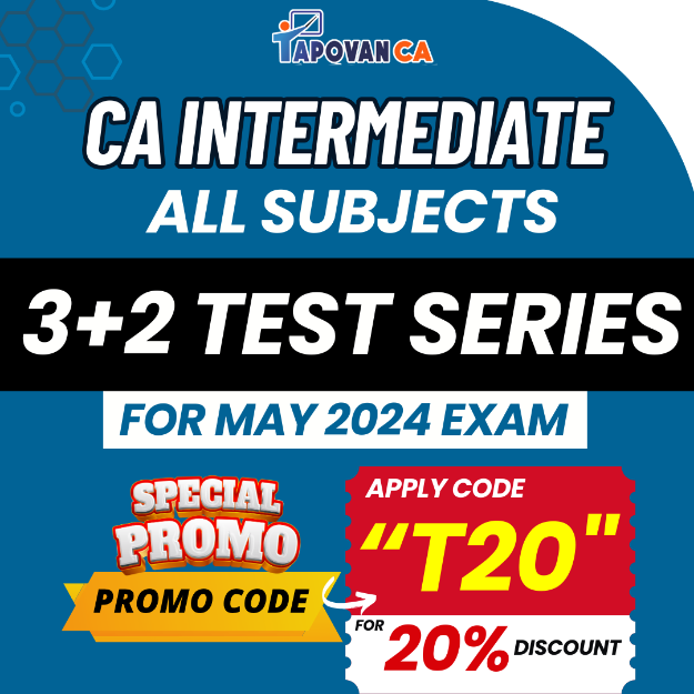 Picture of CA Intermediate Group wise  All Subjects Test Series for Sept 2024 & Jan 2025 Exam (3+2) 