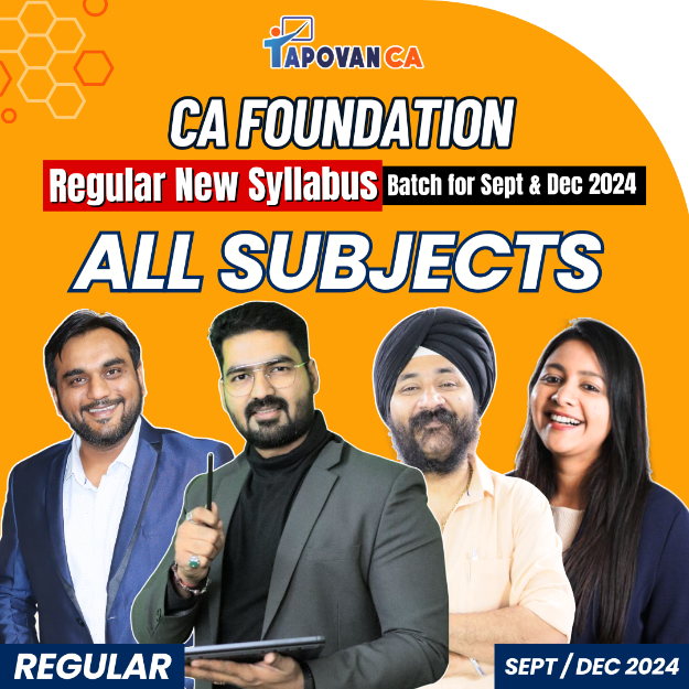 Picture of CA Foundation Regular Batch All Subjects for Sept. & Dec. 2024